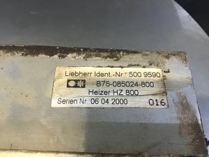 Liebherr Heating Unit